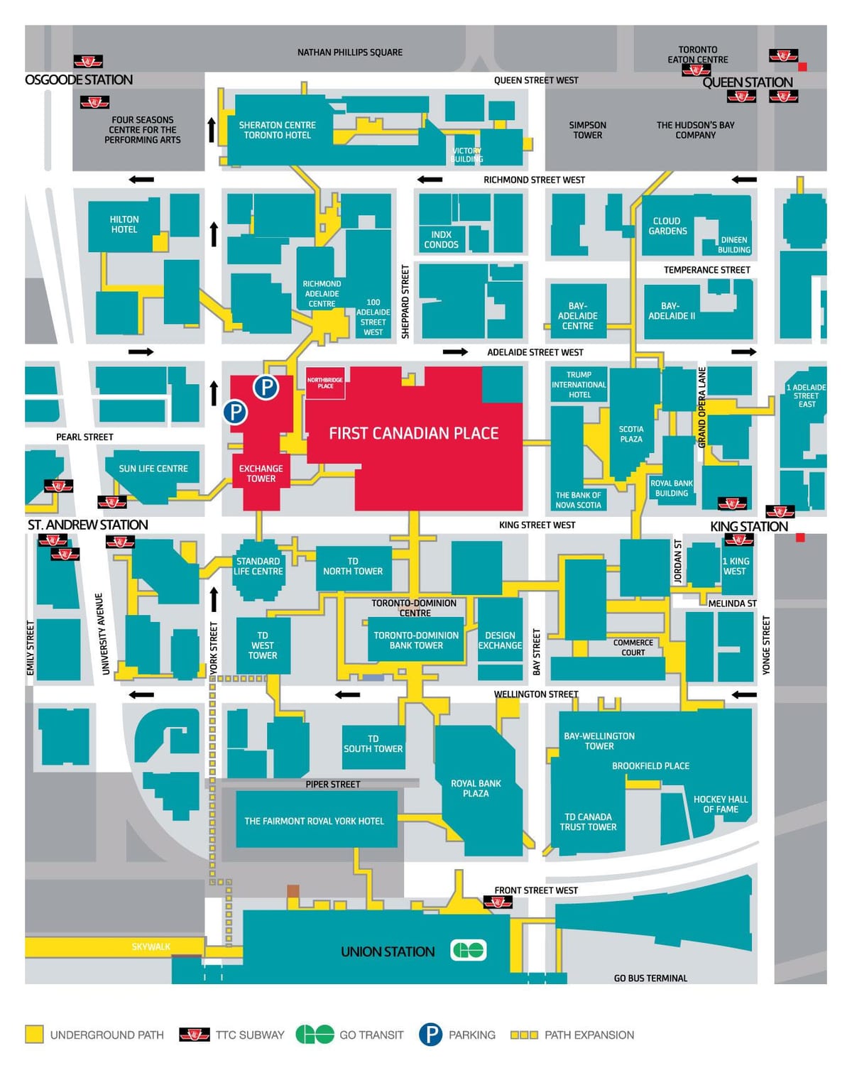 Kart av Første Kanadiske Sted