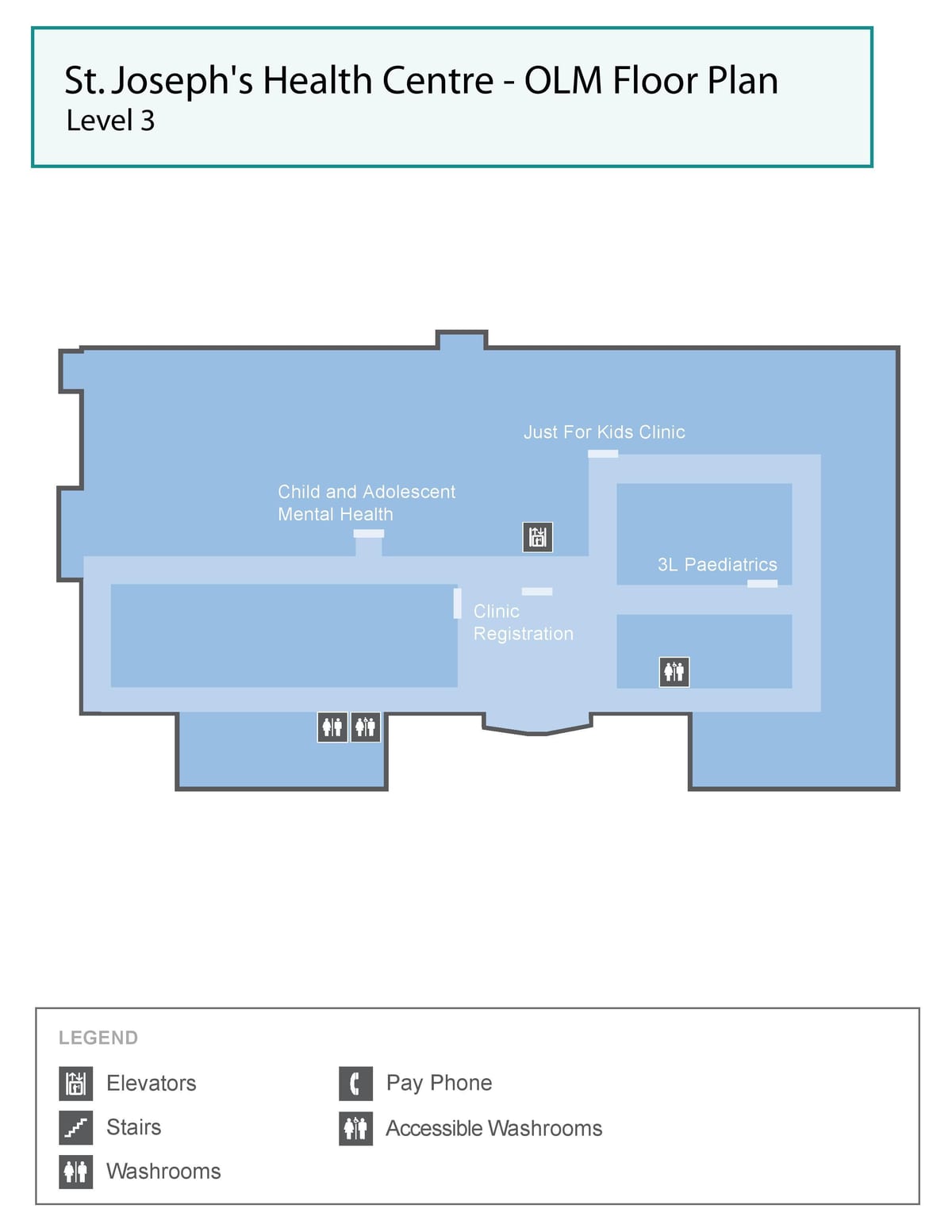 Kartet av St. Joseph ' s Health centre-Toronto OLM nivå 3