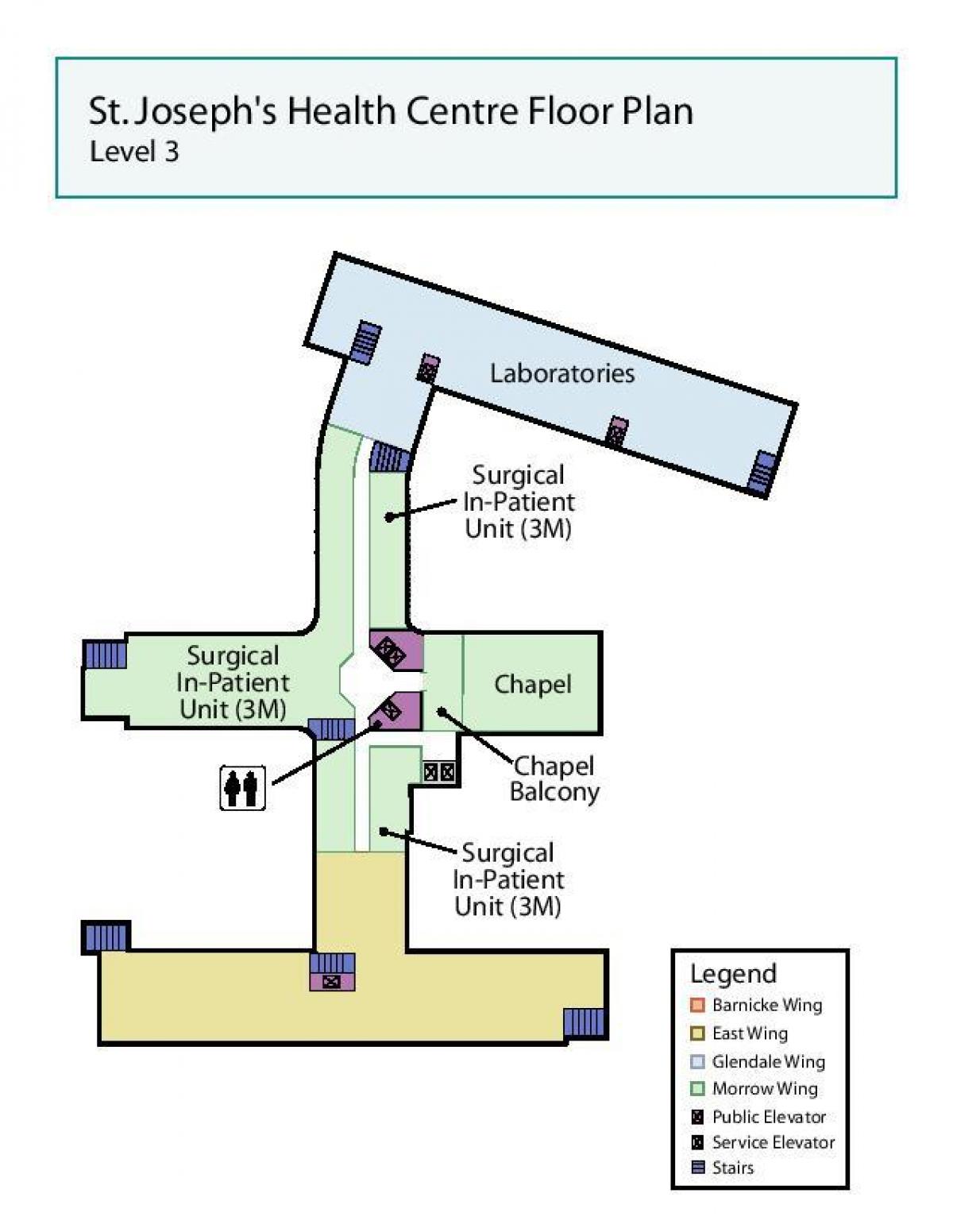 Kartet av St. Joseph ' s Health centre-Toronto-nivå 3