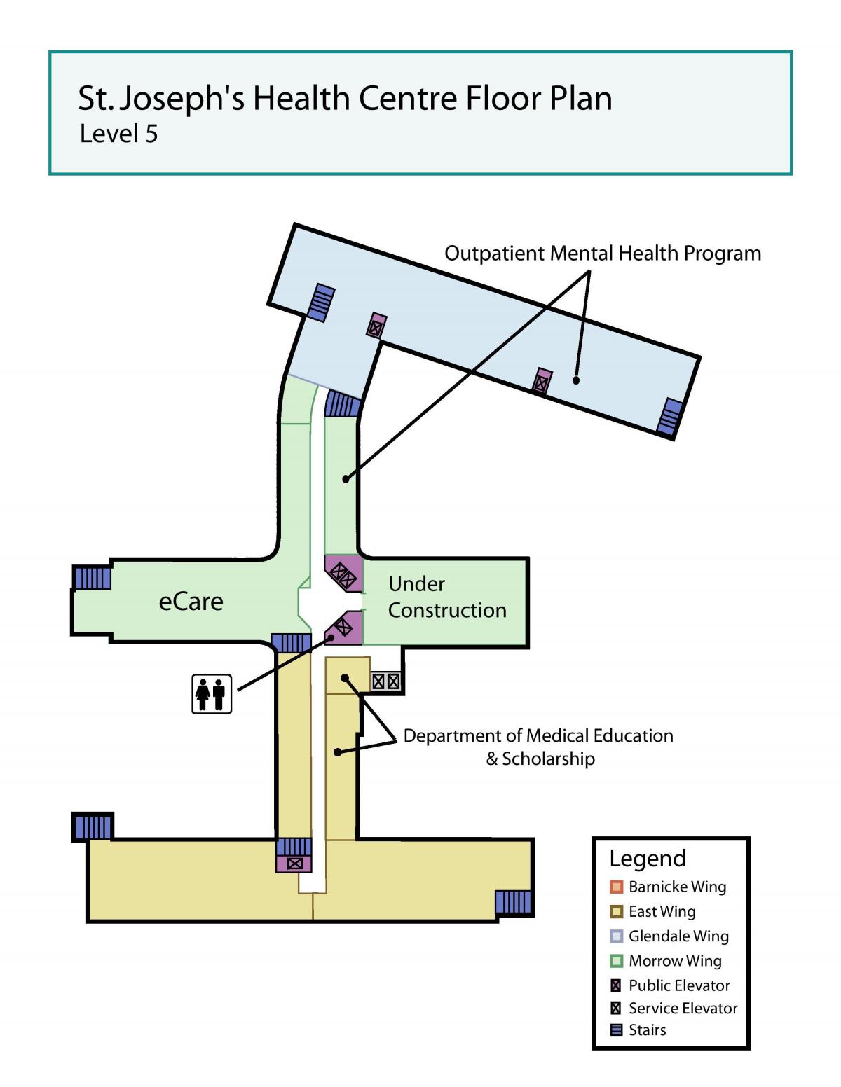 Kartet av St. Joseph ' s Health centre-Toronto nivå 5