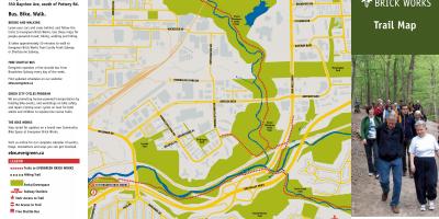 Kart av Evergreen Teglverk Toronto