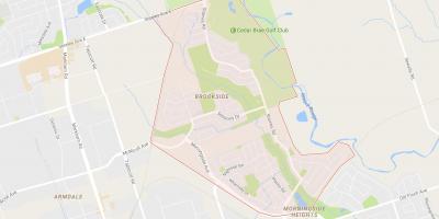 Kart over Morningside Heights-området i Toronto
