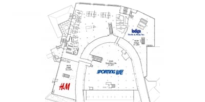 Kart av Sherway Gardens nivå 2