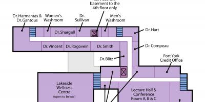 Kartet av St. Joseph ' s Health centre-Toronto Sunnyside nivå 2