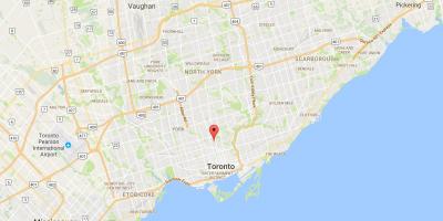 Kart over Summerhill-distriktet Toronto