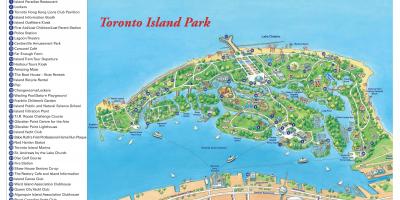 Kart av Toronto island park
